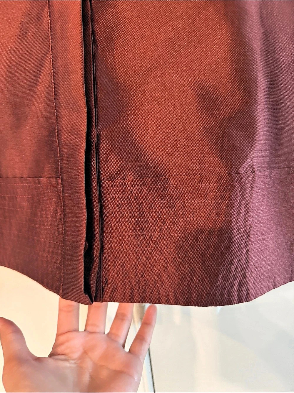 TuckerNuck Short Sleeve Utility Jacket Burgundy Medium - Picture 6 of 7